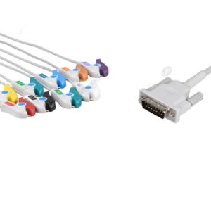 Philips Compatible One Piece Reusable EKG Cable – AHA