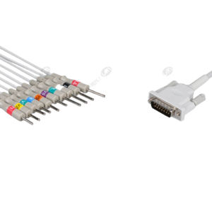 Philips Compatible One Piece Reusable EKG Cable – AHA