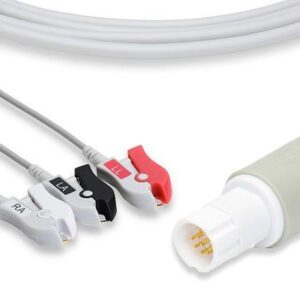 Draeger Compatible Direct-Connect ECG Cable – M35367