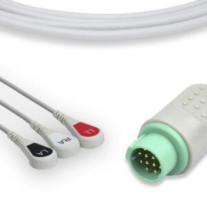 GE Healthcare Corometrics Compatible Direct-Connect ECG Cable