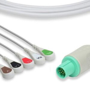 Hellige Compatible Direct-Connect ECG Cable – 303-442-99