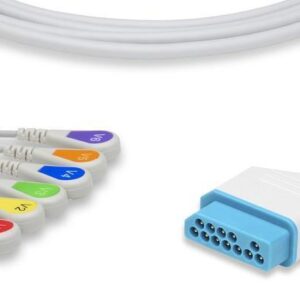 Nihon Kohden Compatible Direct-Connect ECG Cable