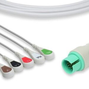 Spacelabs Compatible Direct-Connect ECG Cable – 72713