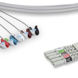 DIN Style Compatible ECG Leadwire Part Number L5-90NP0