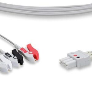 Draeger Compatible ECG Leadwire – M35361 Part Number LMD3-90RP0