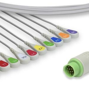 Fukuda Denshi Compatible Direct-Connect ECG Cable