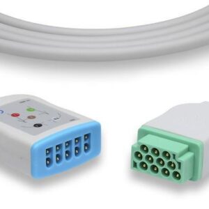 GE Healthcare Corometrics Compatible ECG Trunk Cable – 1553AAO