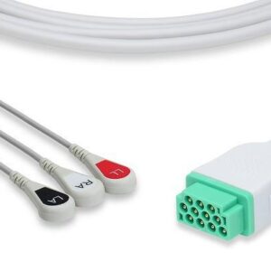 GE Healthcare Marquette Compatible Direct-Connect ECG Cable – 2001292-001
