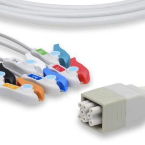 GE Healthcare Marquette Compatible ECG Telemetry Leadwire – 394111-009 Part Number LAP6-90P0
