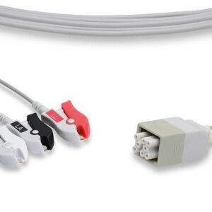 GE Healthcare Marquette Compatible ECG Telemetry Leadwire – 394111-012 Part Number LAP5-90S