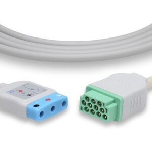 GE Healthcare Marquette Compatible ECG Trunk Cable – 2017004-001