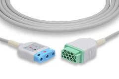 GE Marquette Compatible ECG Trunk Cable for DIN Leads