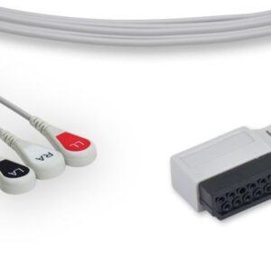 Philips Compatible ECG Telemetry Leadwire – 350-0302-04
