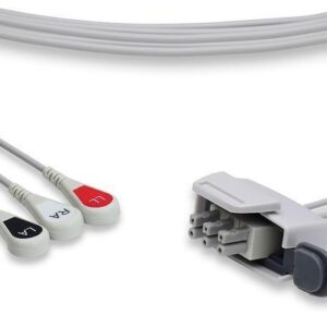 Philips Compatible ECG Telemetry Leadwire – M2590A Part Number LAT3-90S0