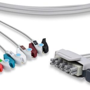 Philips Compatible ECG Telemetry Leadwire – M2593A Part Number LAT5-90P0