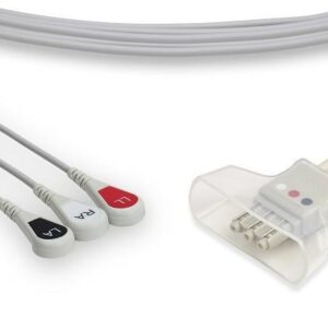 Philips Compatible ECG Telemetry Leadwire Part Number LHT3-90S0